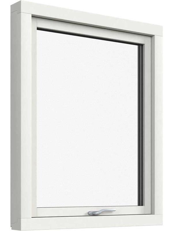 Vridfönster med frostat glas