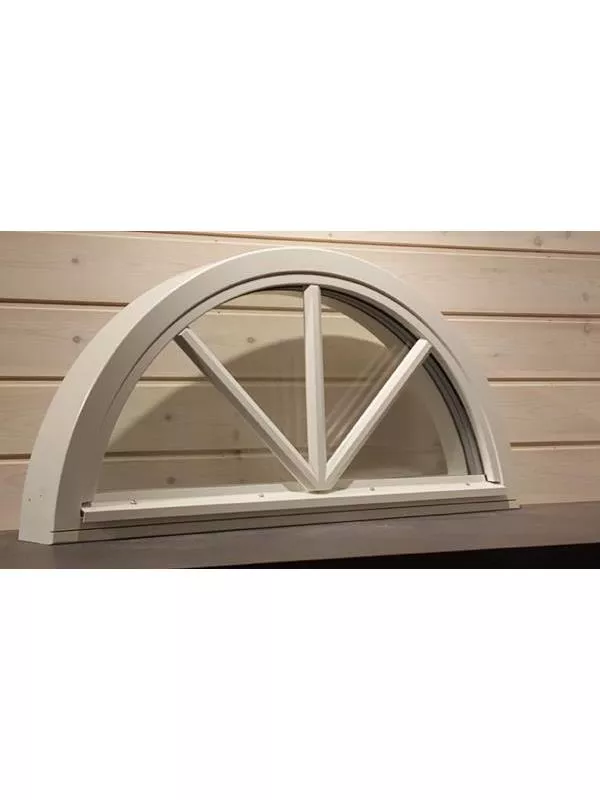 Halvrunt fönster med spröjs (2-glas)