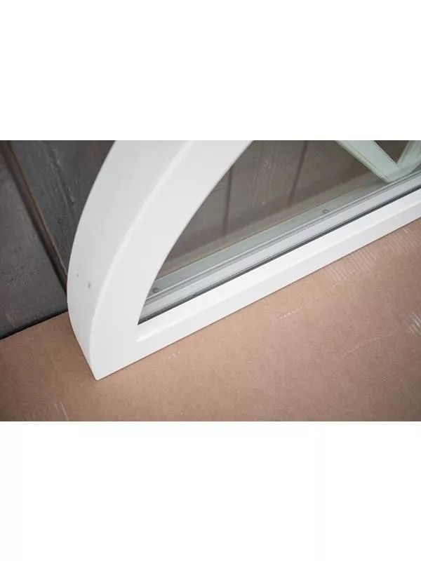 Halvrunt fönster med spröjs (2-glas)