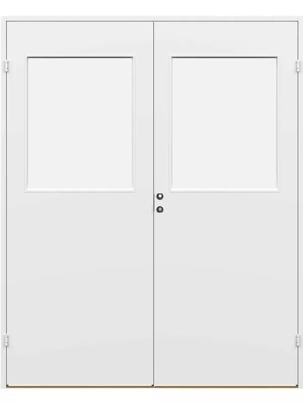 Parinnerdörr Slät glas 21
