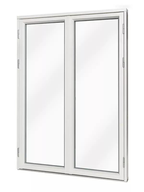 Fönsterdörr, helglasad (par) Eco 0,9