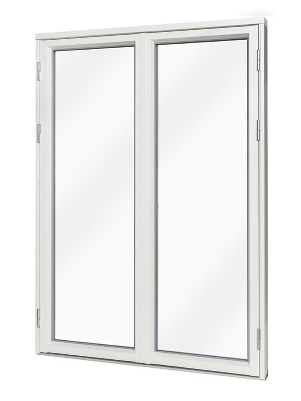 Fönsterdörr, helglasad (par)