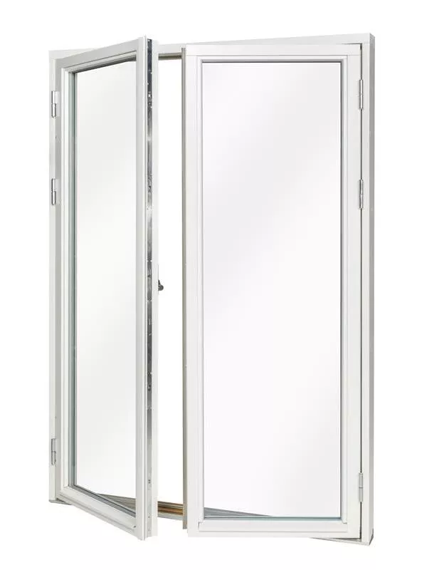 Fönsterdörr, helglasad (par) Eco 0,9