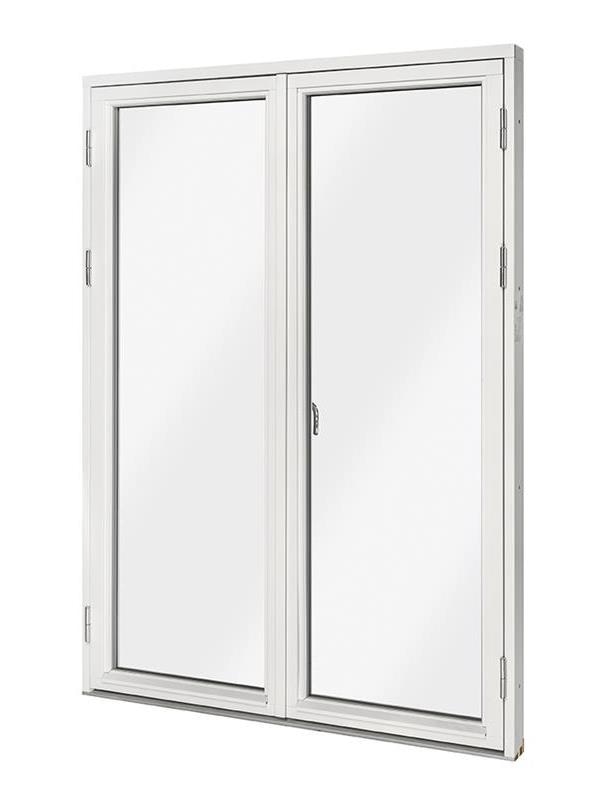 Fönsterdörr, helglasad (par)