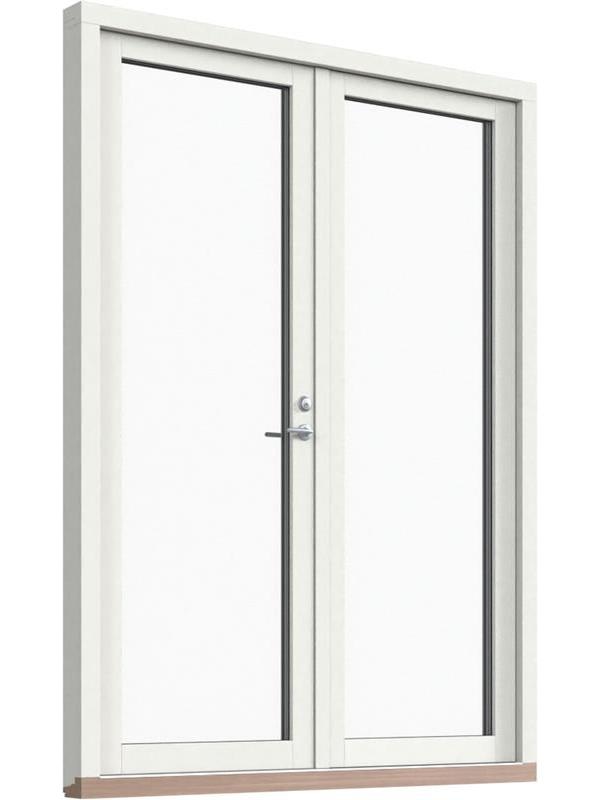 Fönster-Ytterdörr, helglasad (par)