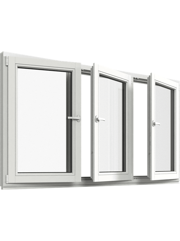 Inåtgående fönster 3-Luft