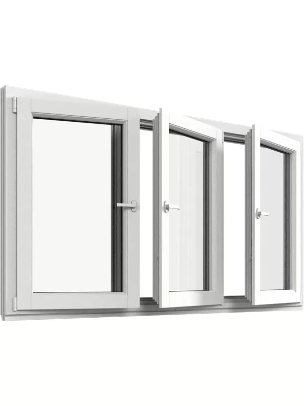 Inåtgående fönster 3-Luft