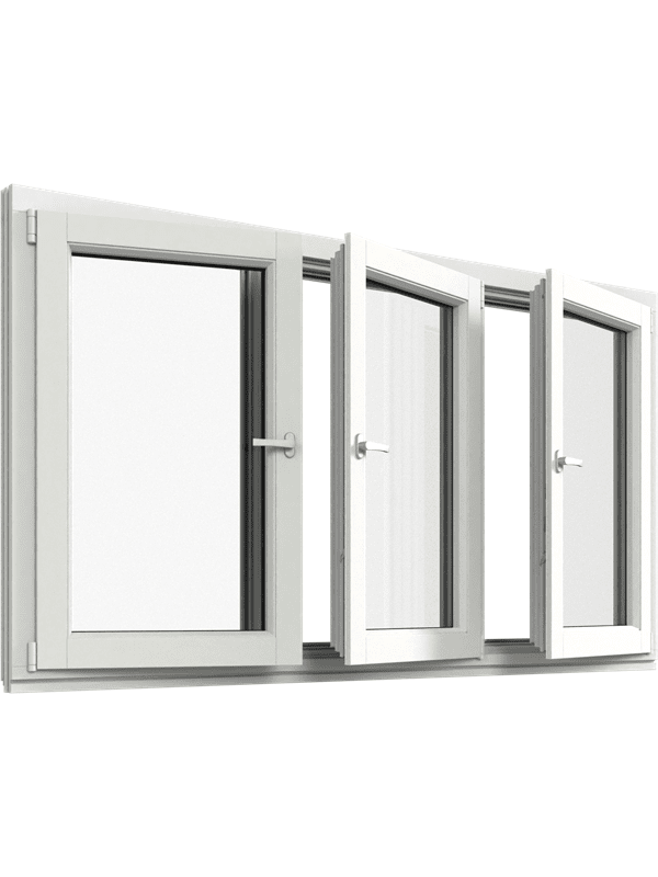 Inåtgående fönster 3-Luft