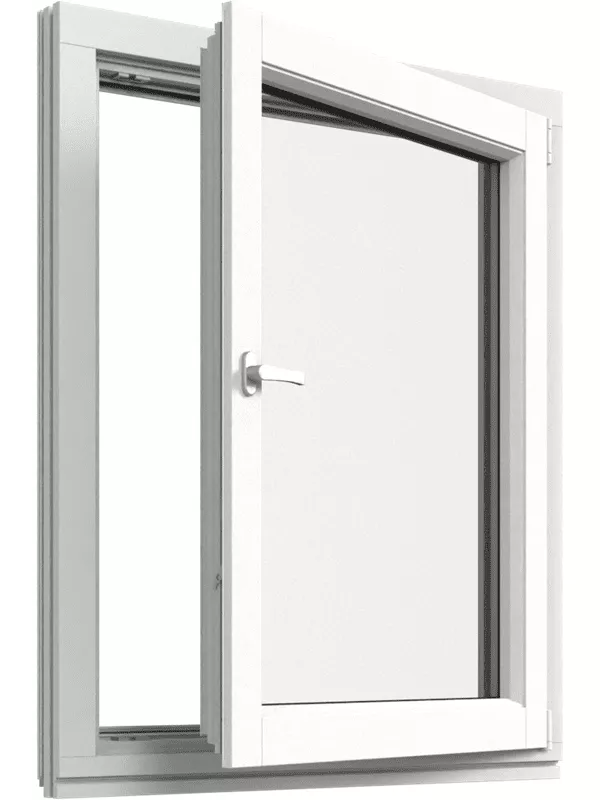 Inåtgående fönster