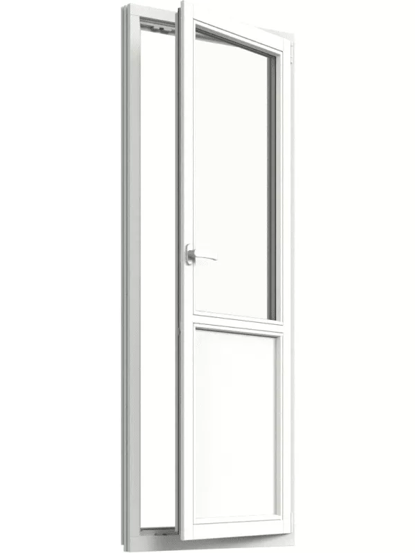 Inåtgående Fönsterdörr 3-glas Vitmålad 8x20 Vänster (inifrån sett)