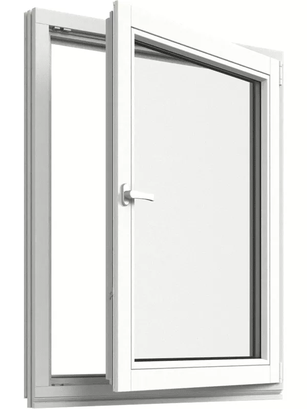 Inåtgående fönster