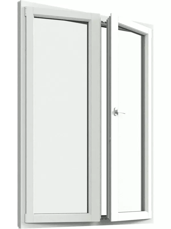 Inåtgående Fönsterdörr, helglasad (par)