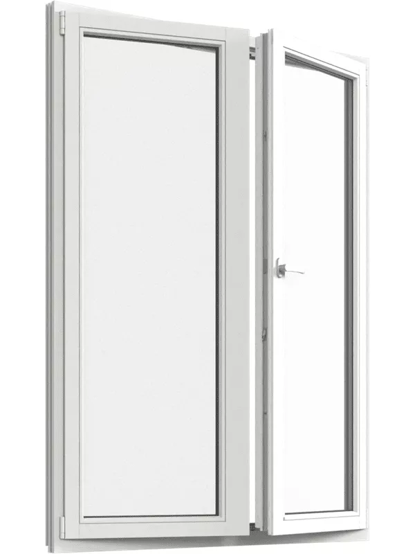 Inåtgående Fönsterdörr, helglasad (par)