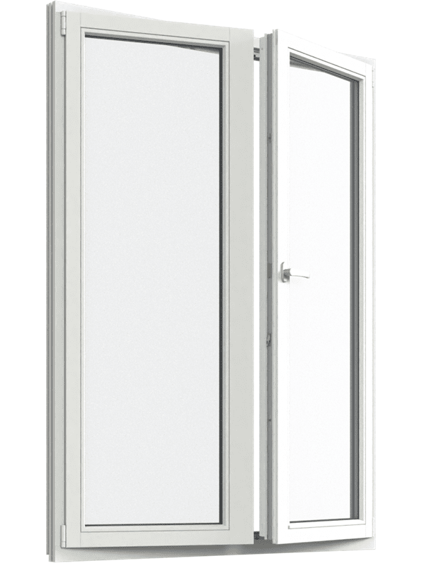 Inåtgående Fönsterdörr, helglasad (par)