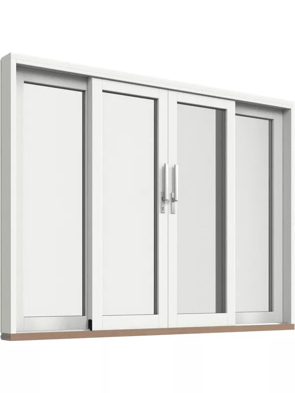 Lyftglid Skjutparti 4-del