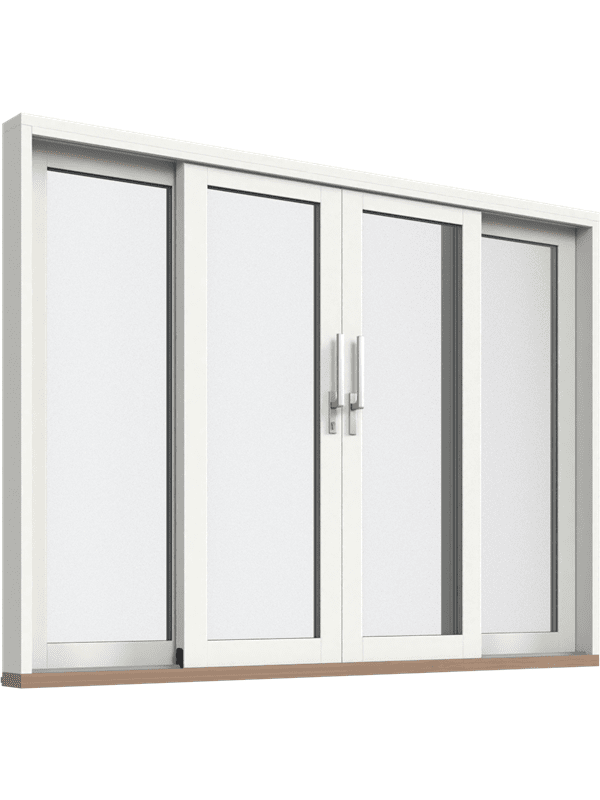 Lyftglid Skjutparti 4-del