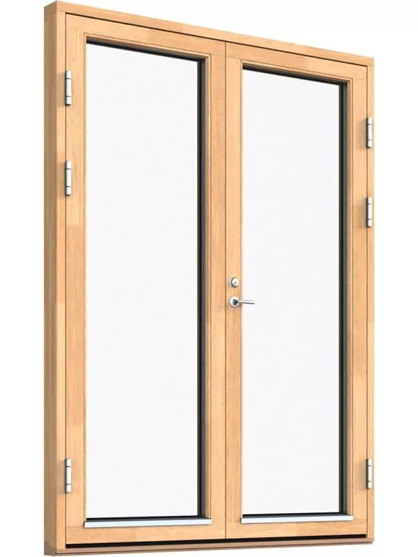 Fönster-Ytterdörr, helglasad (par)