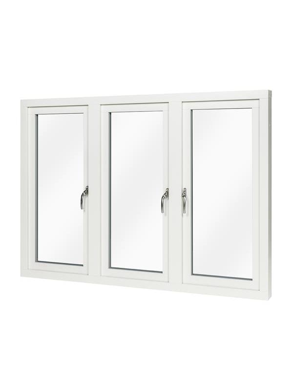 Sidohängt 3-luft fönster