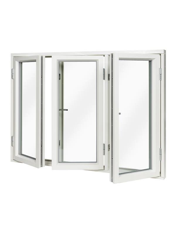 Sidohängt 3-luft fönster