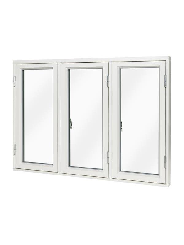 Sidohängt 3-luft fönster