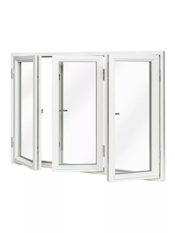 Sidohängt 3-luft fönster