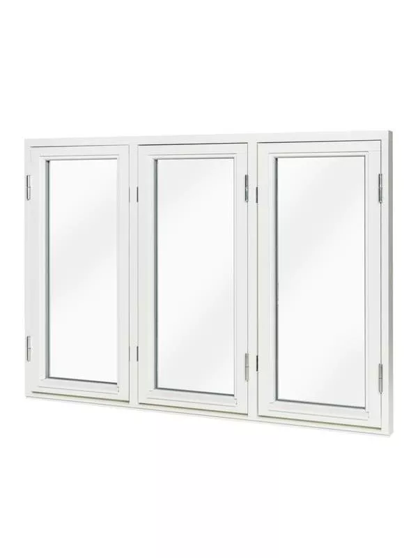 Sidohängt 3-luft fönster Eco 0,9