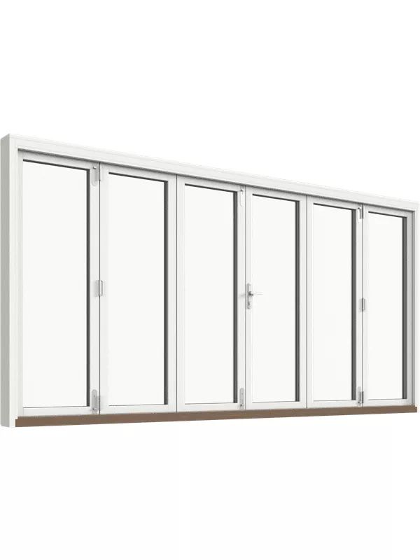 Vikparti 6-Del integrerad gångdörr