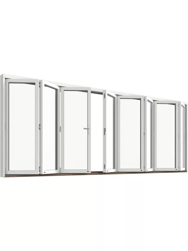 Vikparti 8-Del integrerad gångdörr