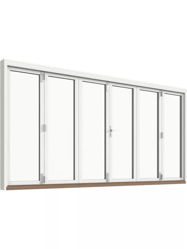 Vikparti 6-Del integrerad gångdörr