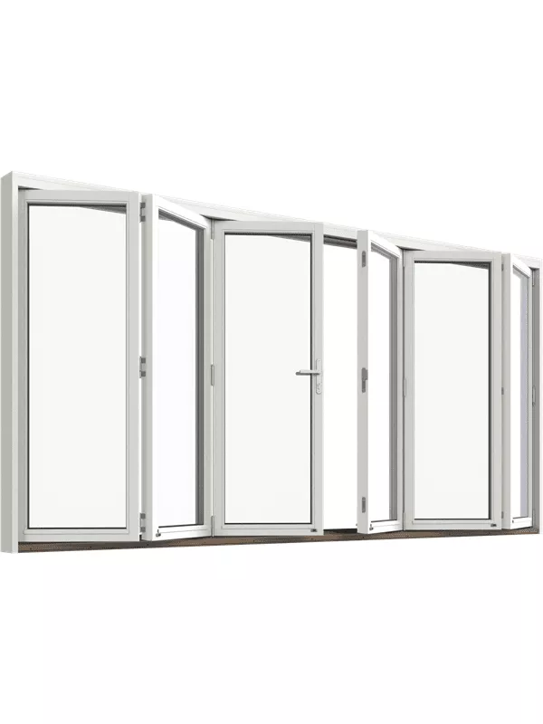 Vikparti 6-Del integrerad gångdörr