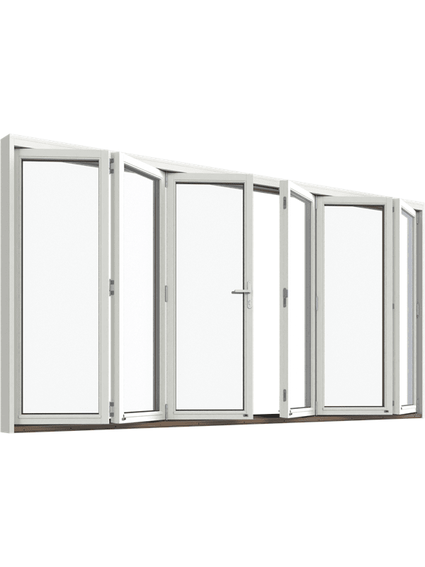 Vikparti 6-Del integrerad gångdörr