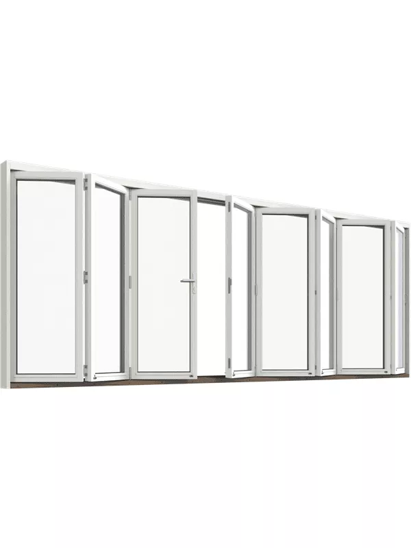 Vikparti 8-Del integrerad gångdörr