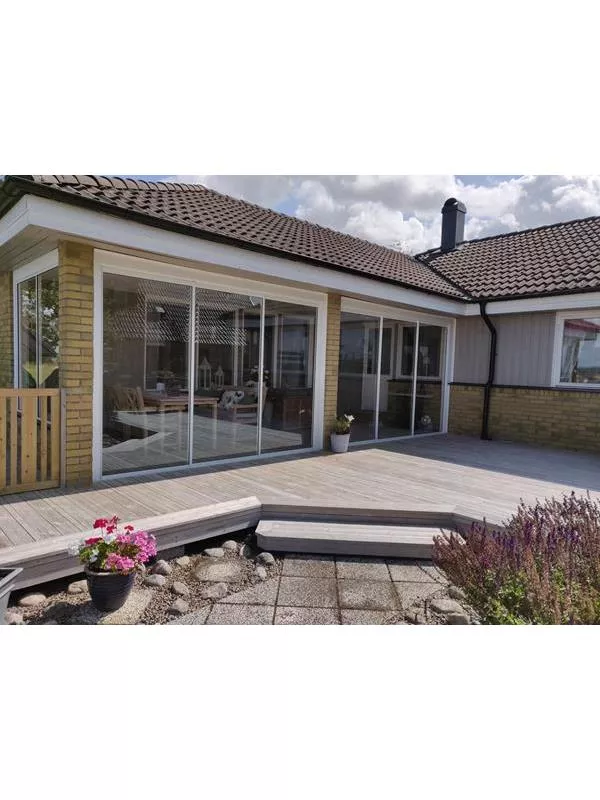 Skjutdörr 4-del (mittingång)