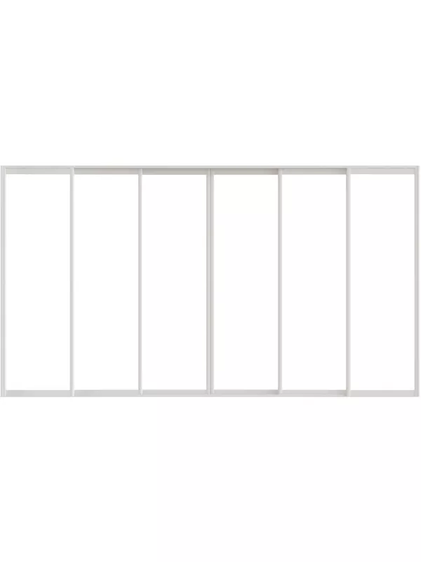 Skjutdörr 6-del (mittingång)