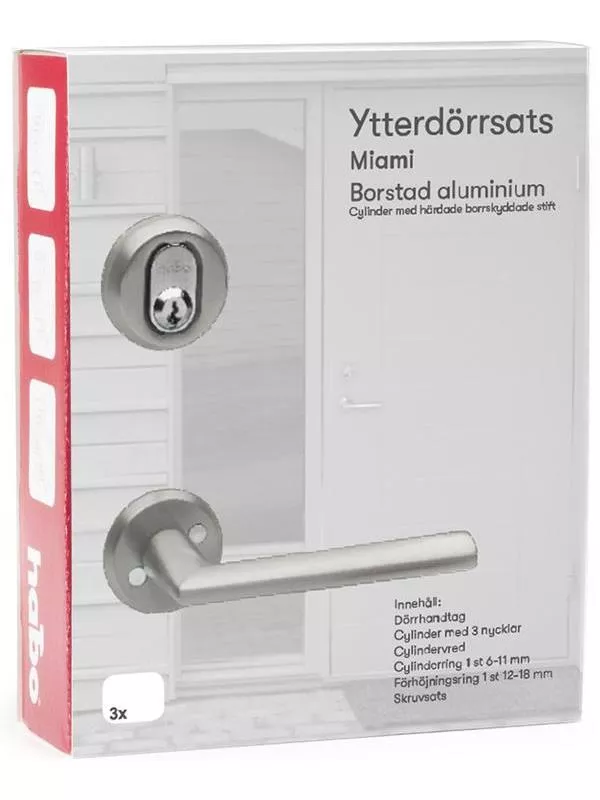 Behörssats - Ytterdörrshandtag Miami