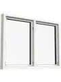 Sidohängt 2-luft fönster