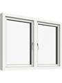Sidohängt 2-luft fönster