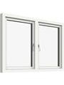 Sidohängt 2-luft fönster