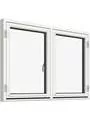 Sidohängt 2-luft fönster