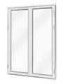 Fönsterdörr, helglasad (par) Eco 0,9
