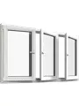 Inåtgående fönster 3-Luft