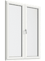 Inåtgående Fönsterdörr, helglasad (par)