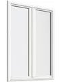 Inåtgående Fönsterdörr, helglasad (par)